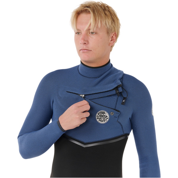 2025 Rip Curl Herre E-Bomb 5/3mm Chest Zip Våddragt 17QMFS - Navy